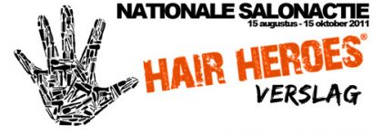 De helden van de Hair Heroes Salonactie