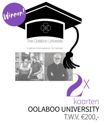 WINNEN: 2 x entree Oolaboo University