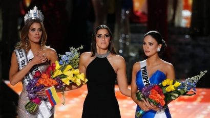 Miss Universe 2015 voor 2 minuten...