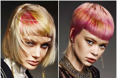 Opvallende haarstijlen: sensuele vonken van kleur met impact