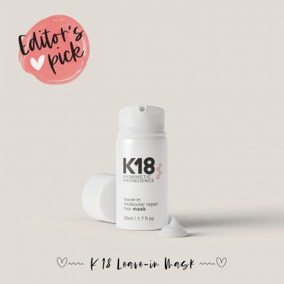 Editor's pick: K18 Leave-in Molecular Repair Hair Mask